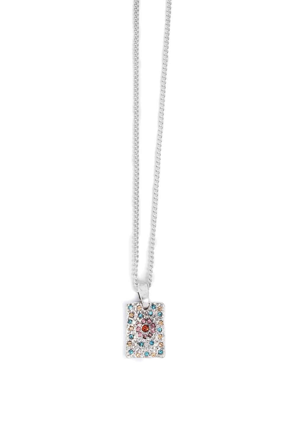 Necklace Multicolor Vibrance Silver