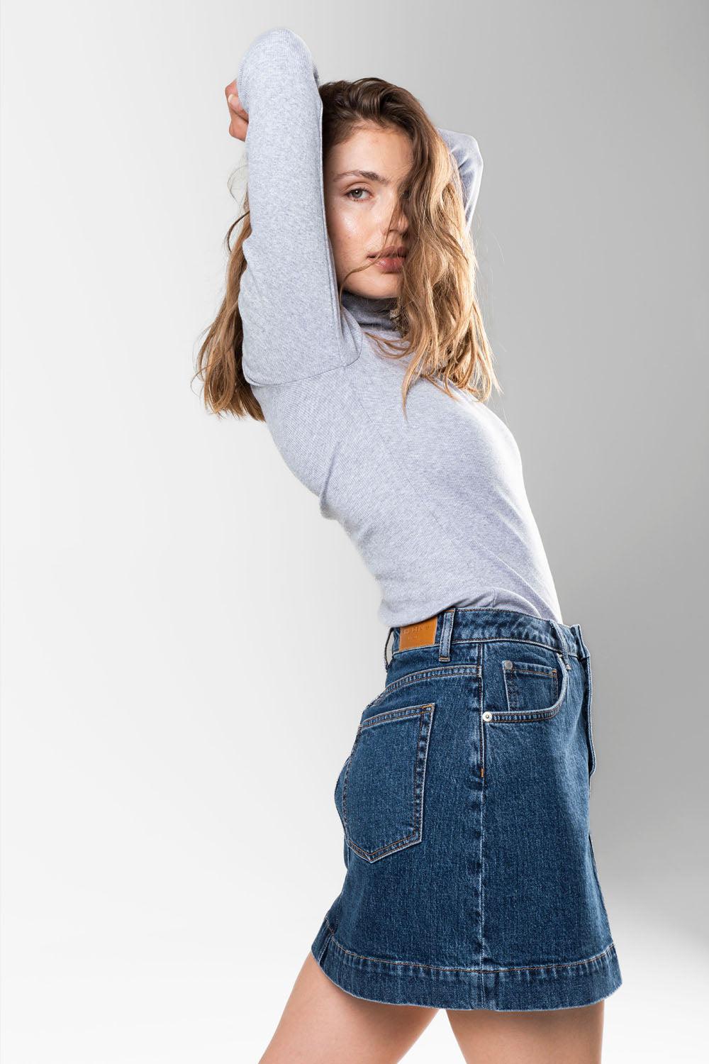 Noah Skirt Dark Blue