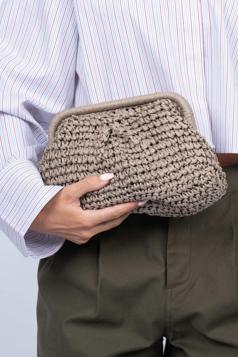 Olivia Bloom Bag Taupe