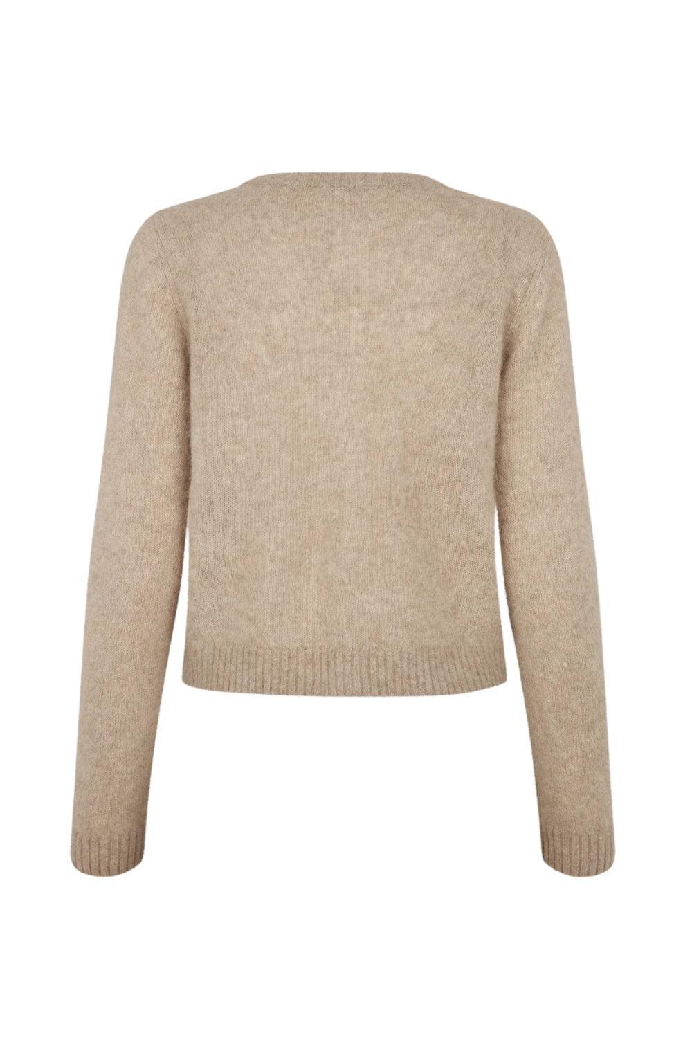 Olle Cardigan Beige Melange