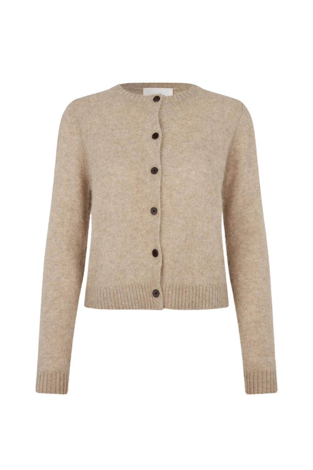 Olle Cardigan Beige Melange
