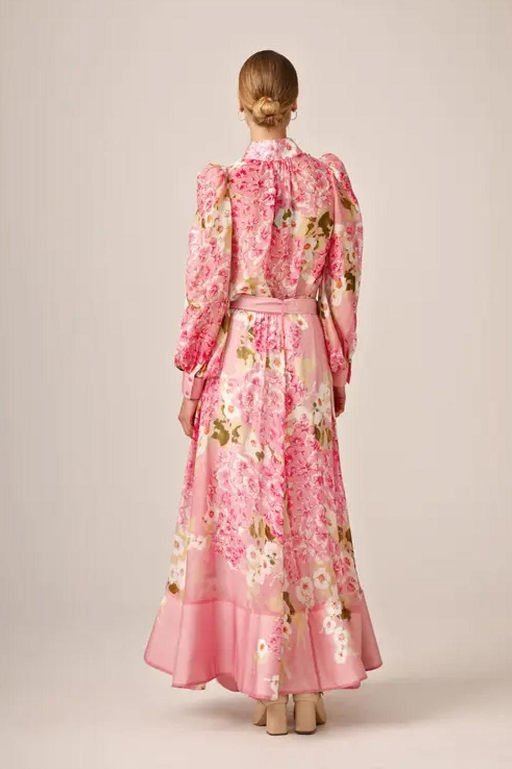 Organza Maxi Skirt Cherry Blossom