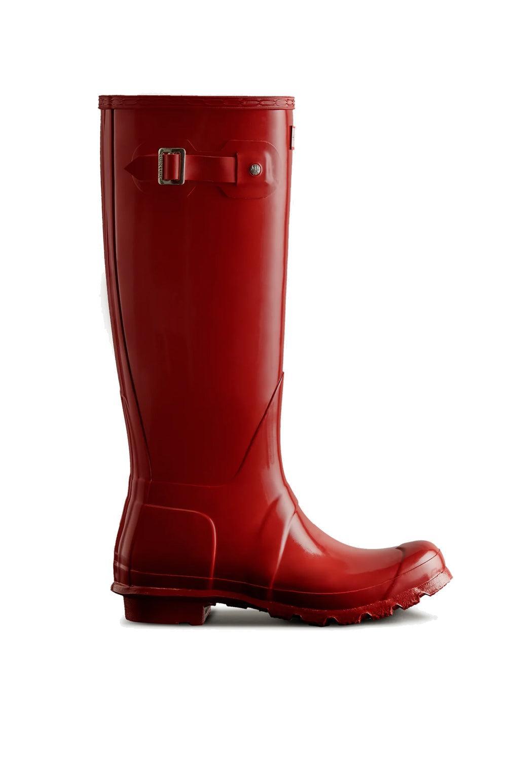 Original Tall Gloss Boot Military Red