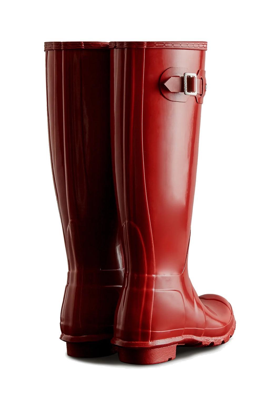 Original Tall Gloss Boot Military Red