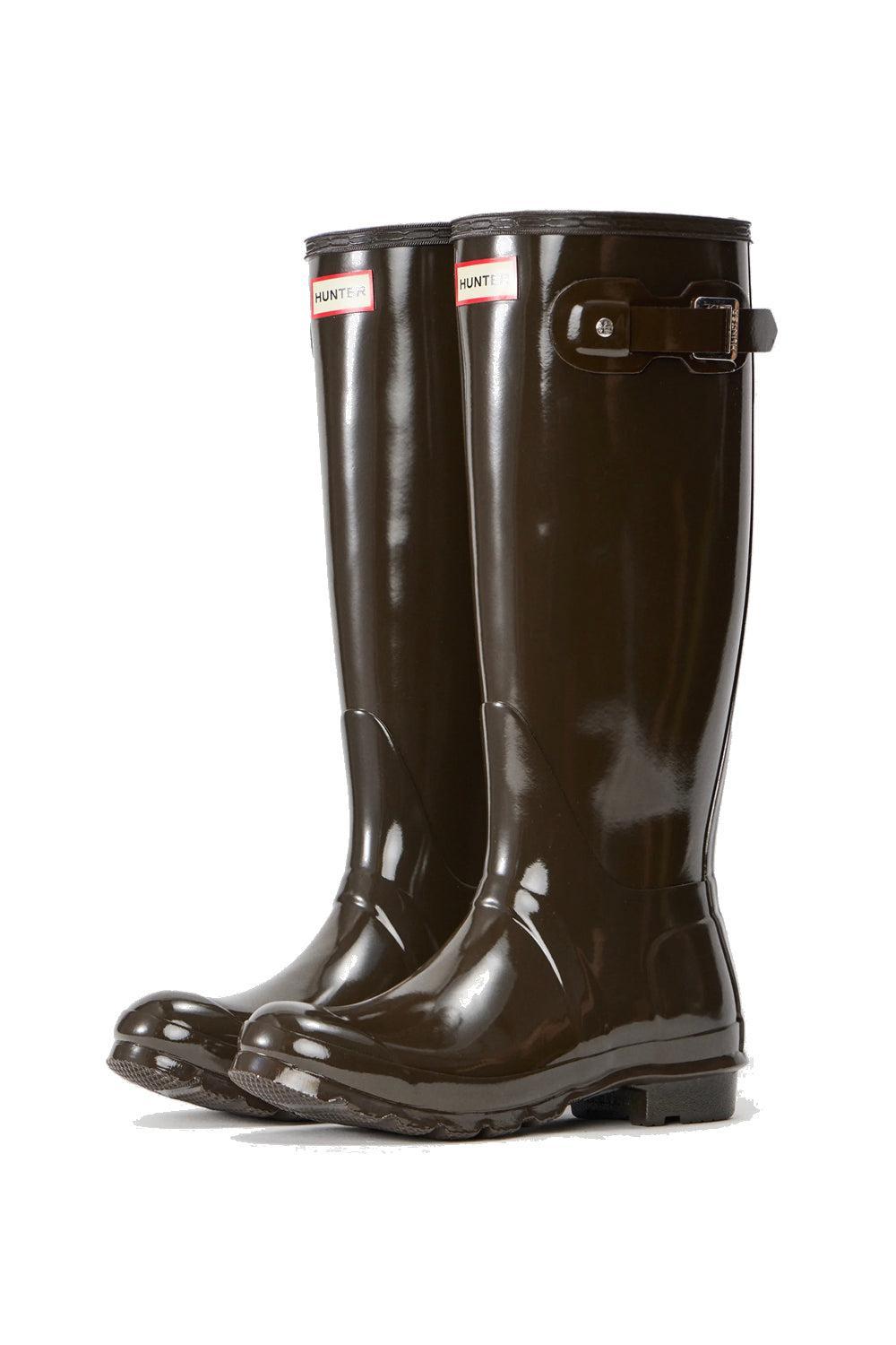 Original Tall Gloss Boot chocolate/brown