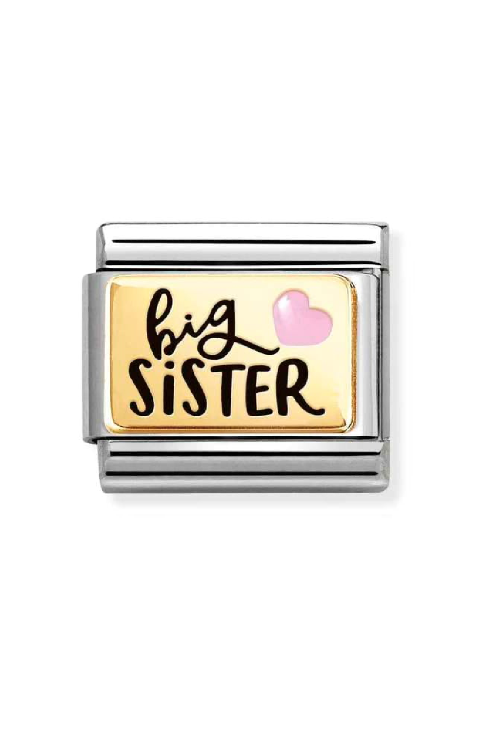 PLATES 18K Gold & Enamel big SISTER
