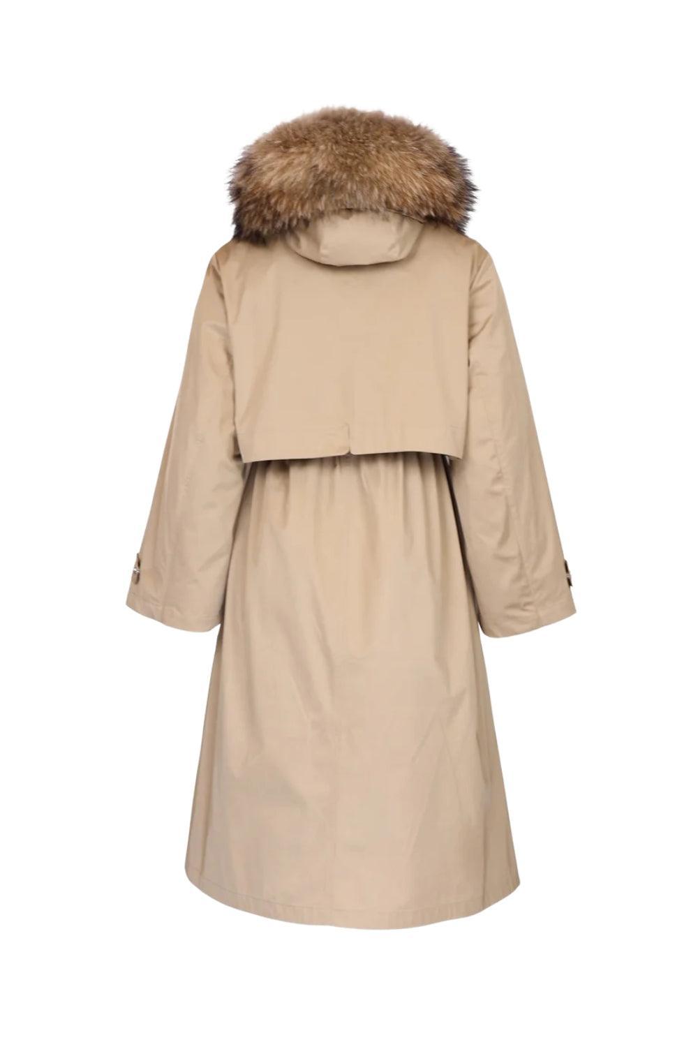 Padded Maxi Parka Camel