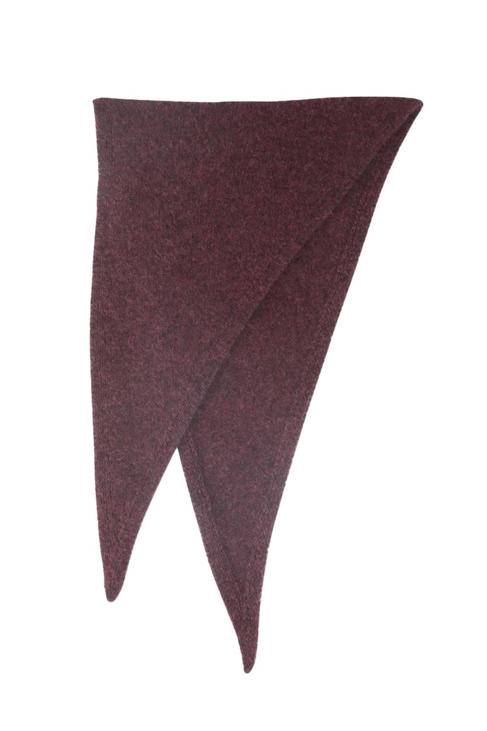 Paula Scarf Red Wine Melange