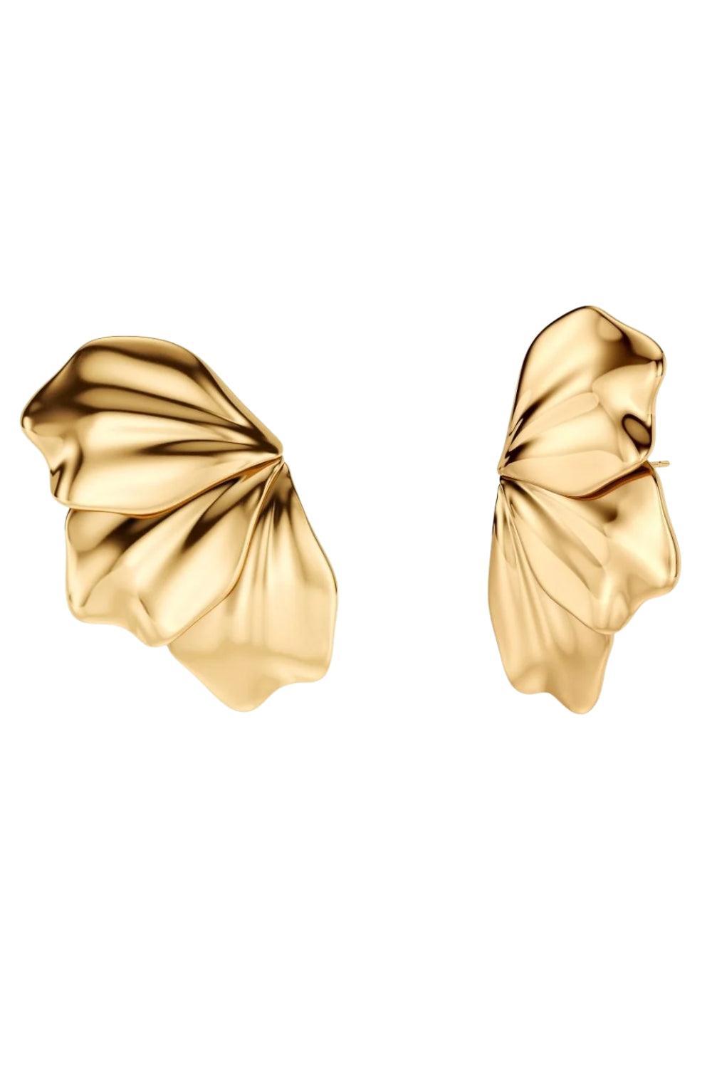 Petal Studs L Gold