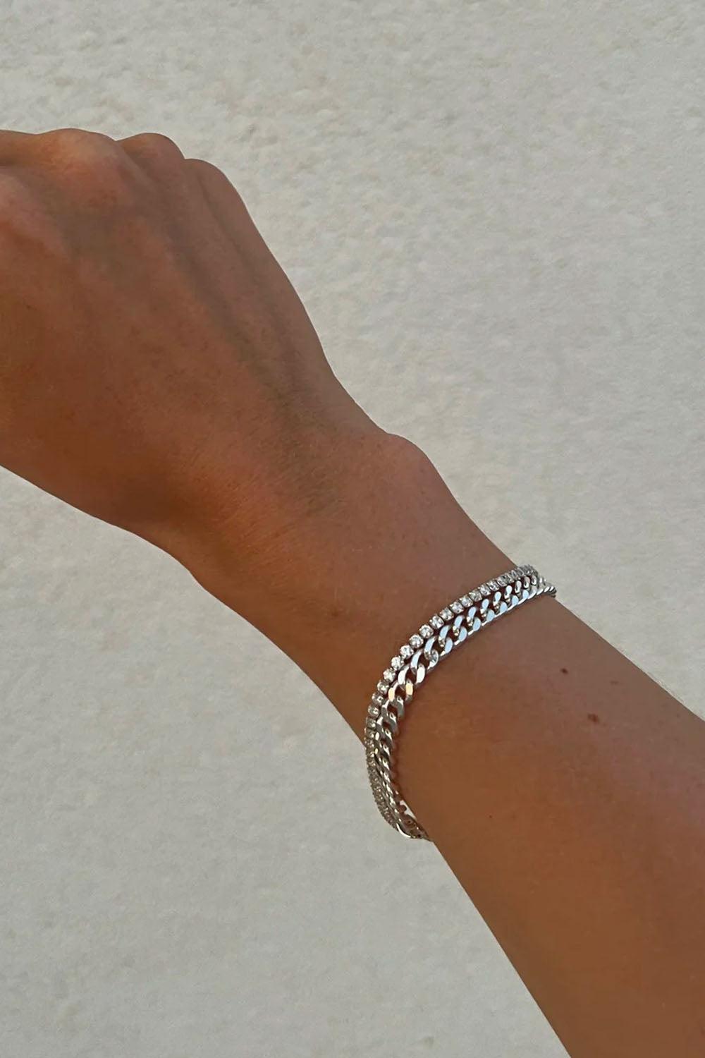 Petite Cuban Bracelet Silver