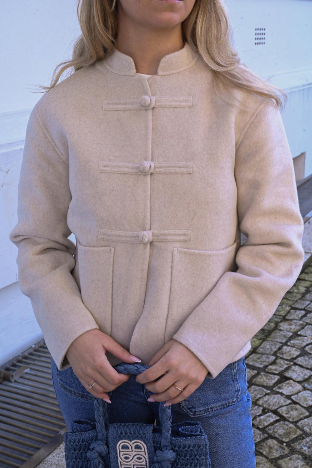 Phoebe Wool Jacket Wheat