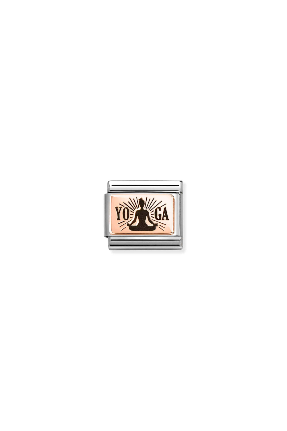 Plates 9K Rose Gold Yoga Meditation