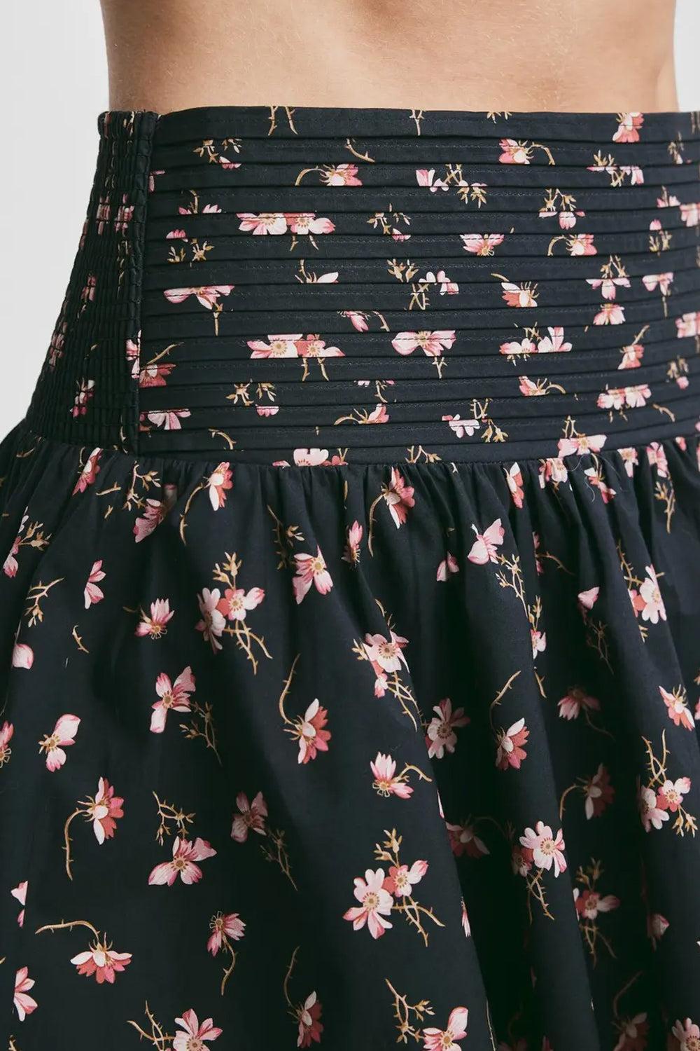 Poplin mini skirt Petal