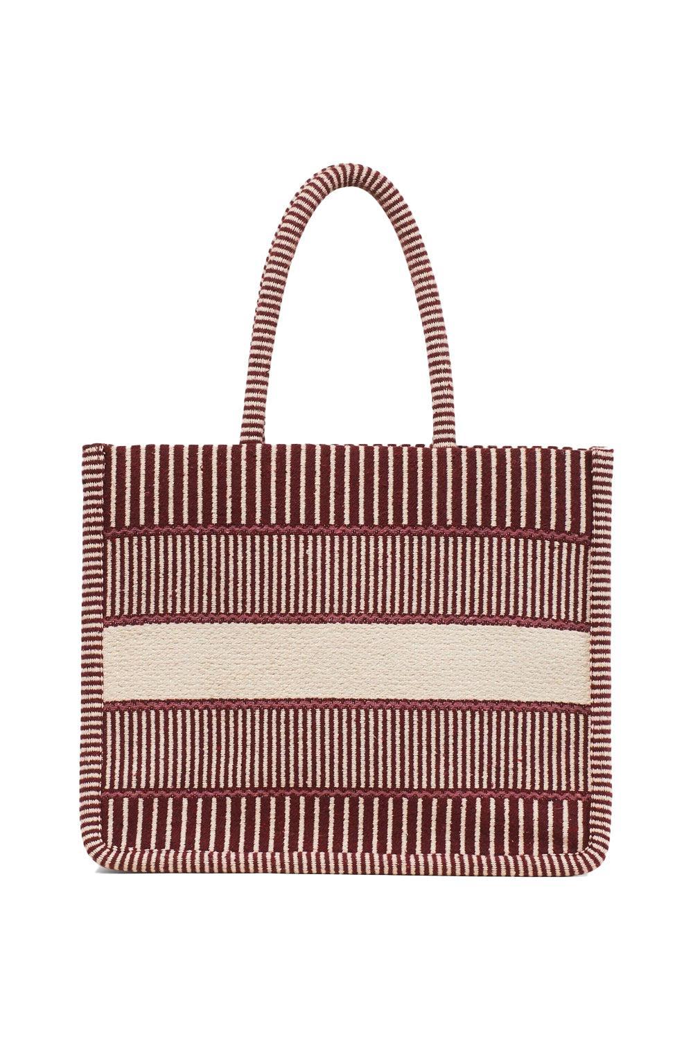 Porto Burgundy Stripe