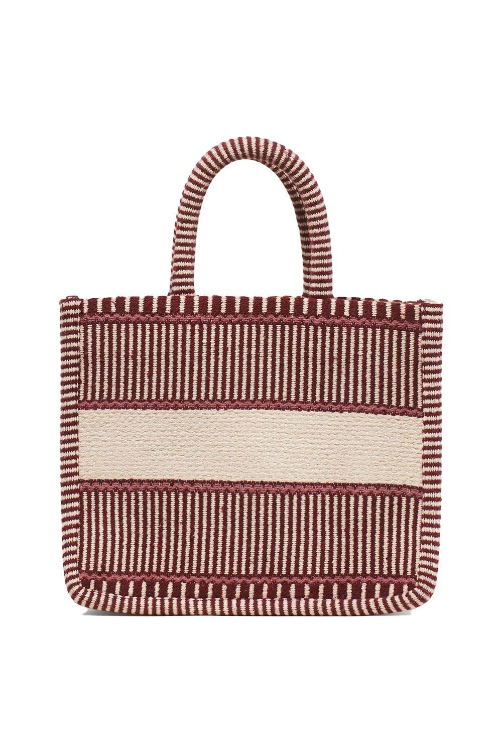 Porto Mini Burgundy Stripe