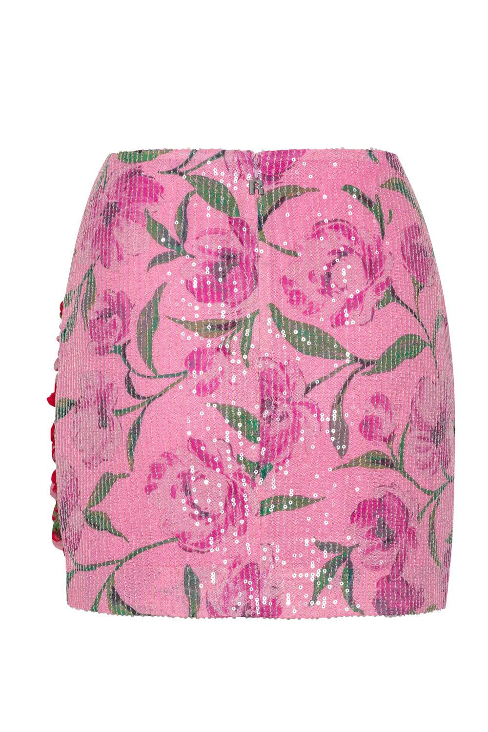 Printed Mini Skirt Wildeve Prism Pink