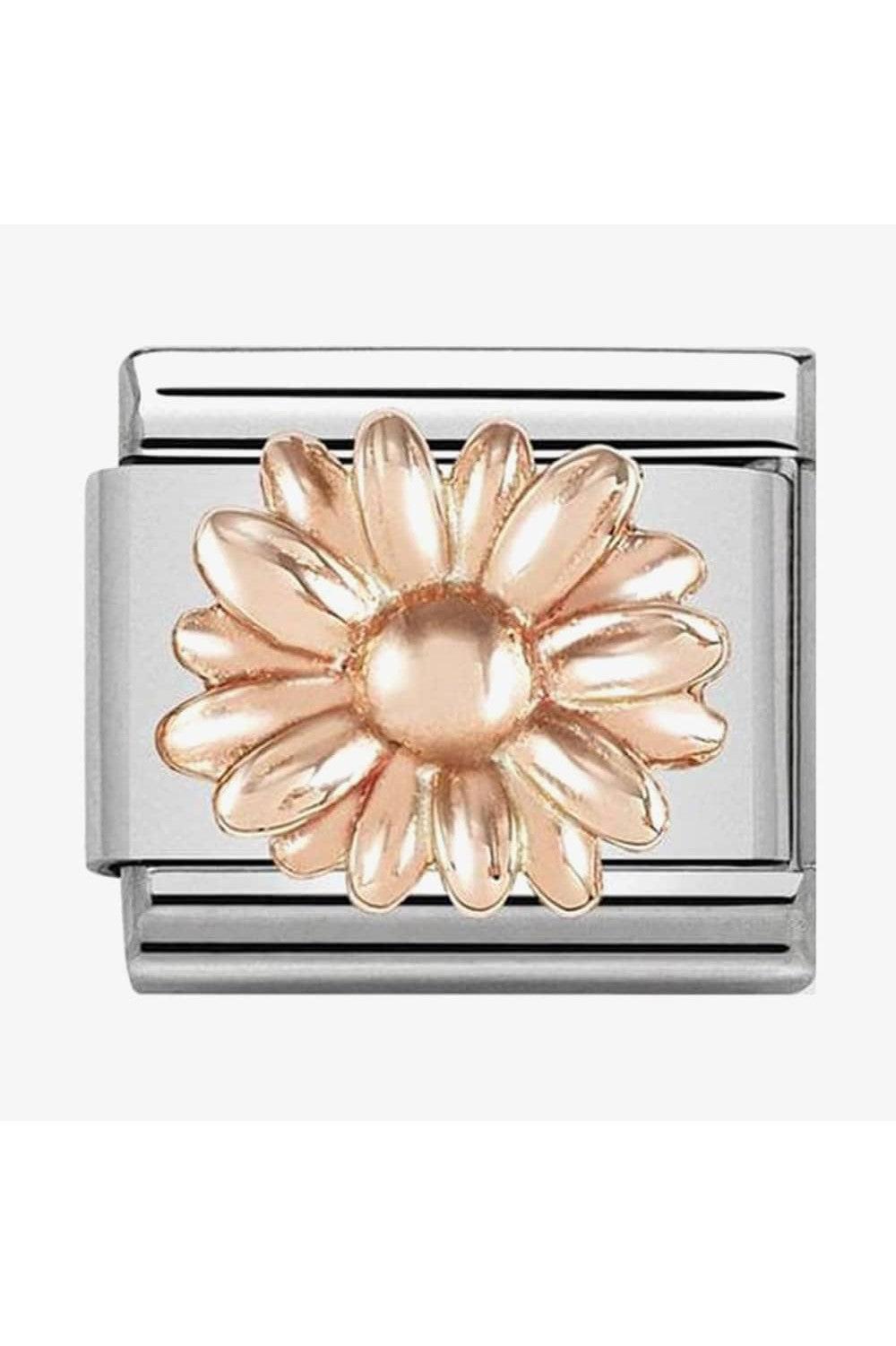 RELIEF SYMBOLS 9k rose gold Daisy