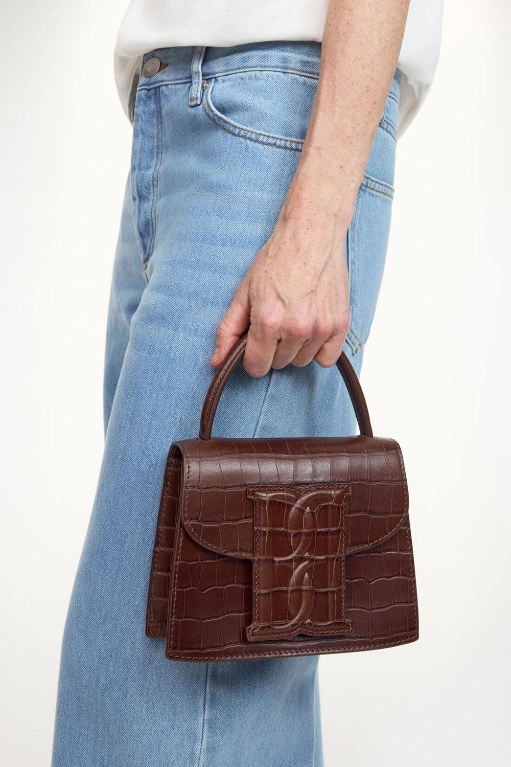 Ramil Leather Shoulder Bag Bison