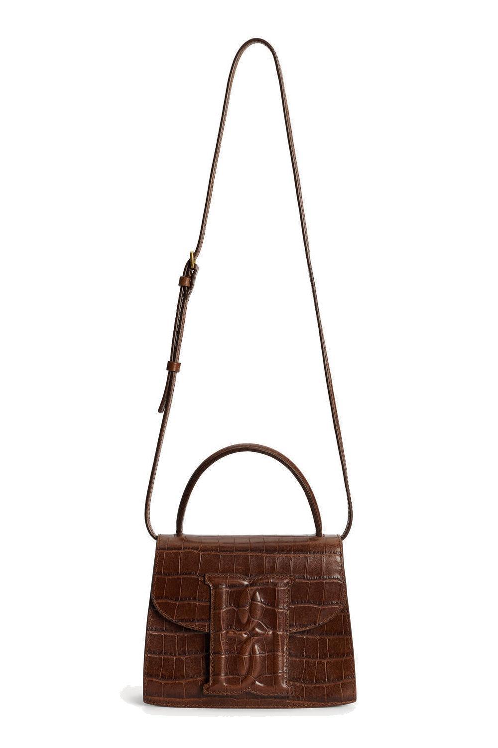 Ramil Leather Shoulder Bag Bison