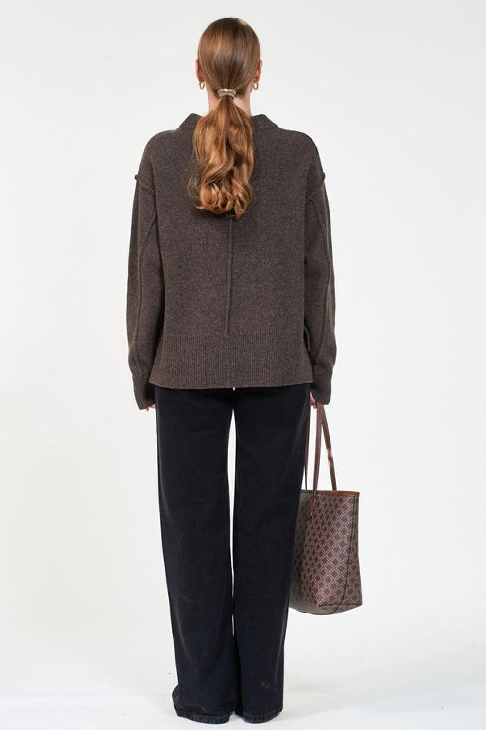 Ren Sweater Brown Melange