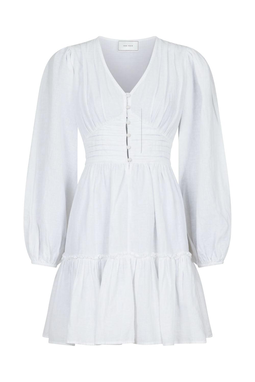 Rihana Linen Dress White