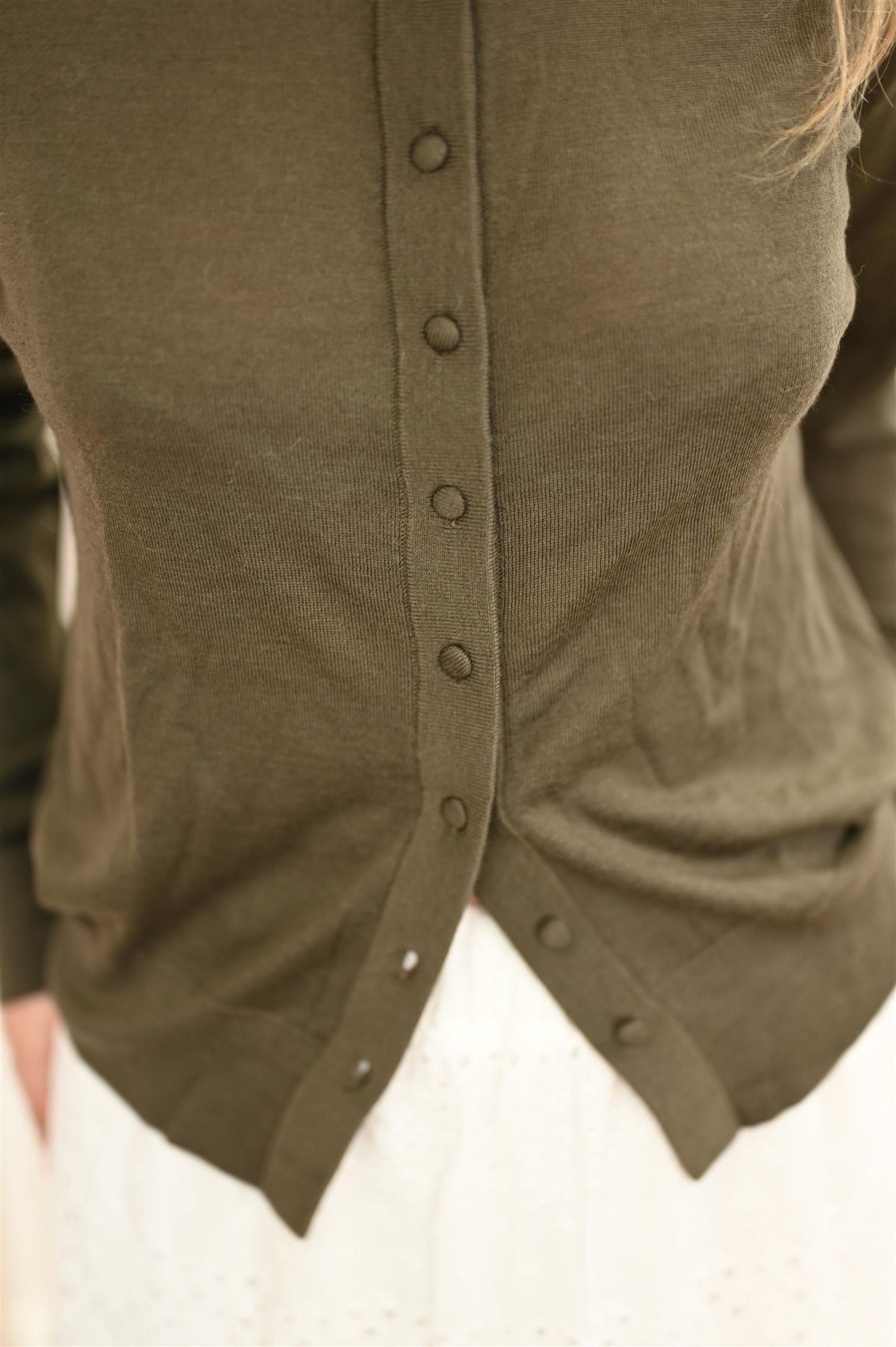 Rose Merino Cardigan Mocca