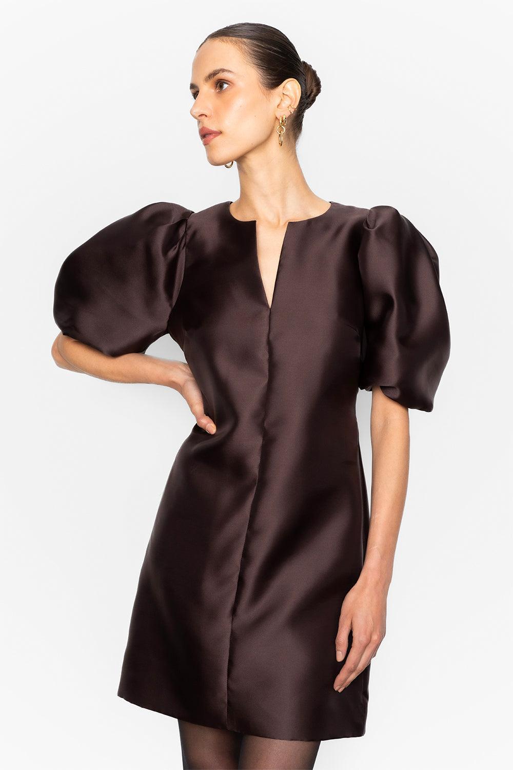 Rosie Dress Dark Brown