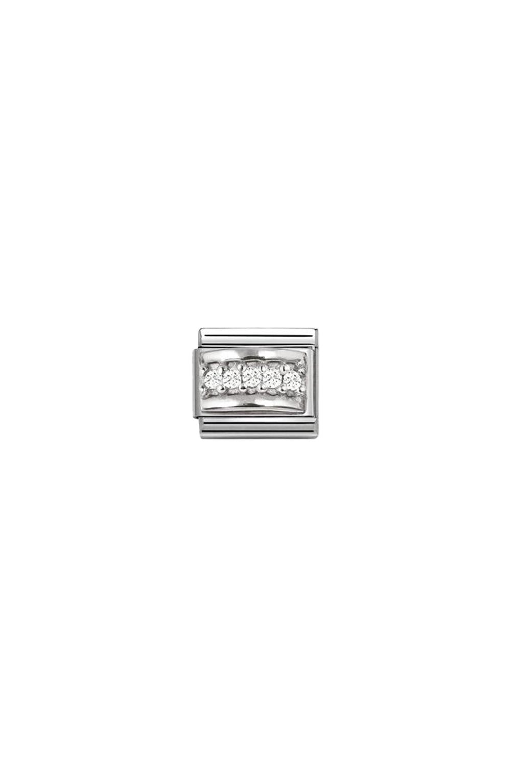 STONE SYMBOLS 925 sterling silver White track