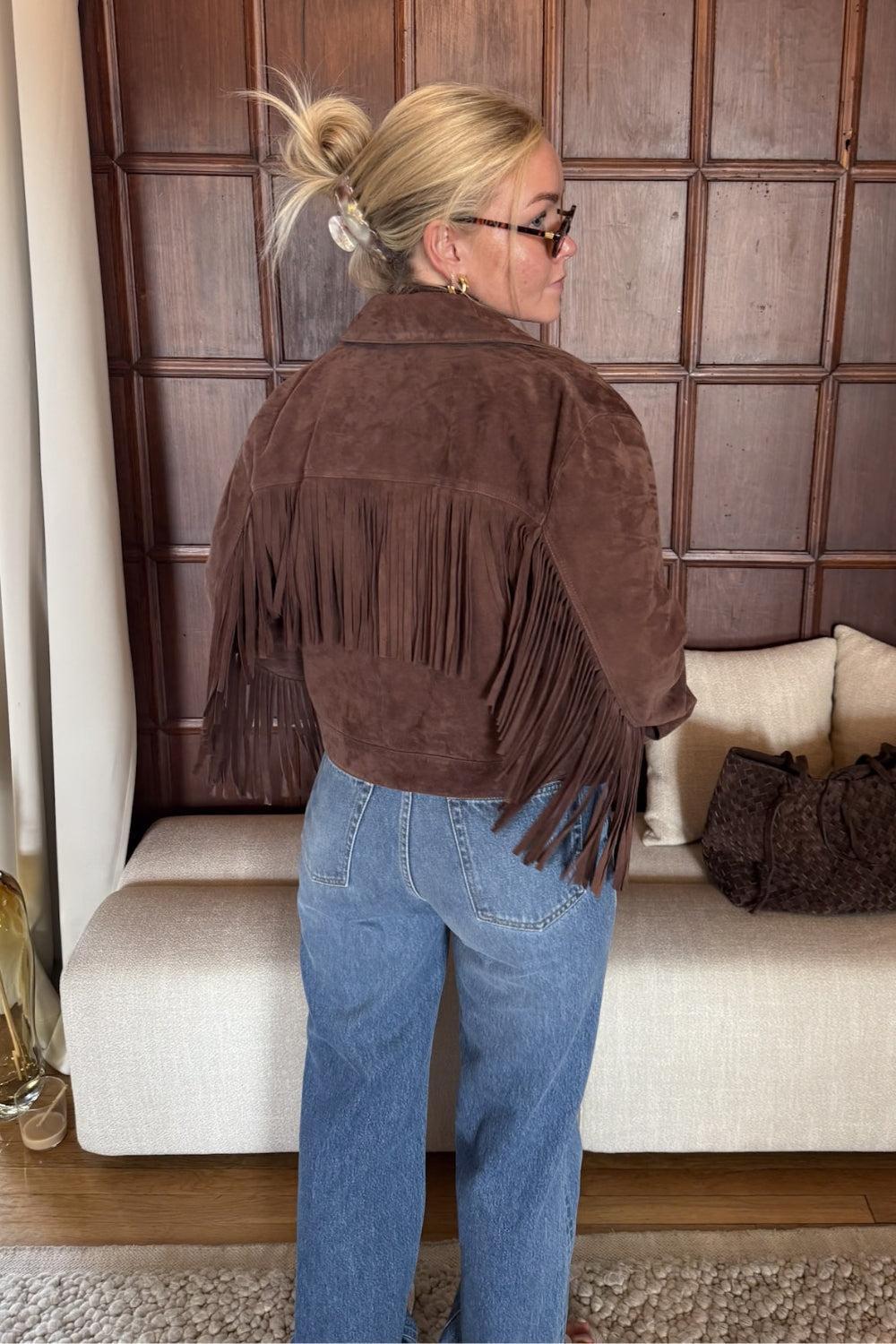 SUE Goat Suede Sturdy Marrone