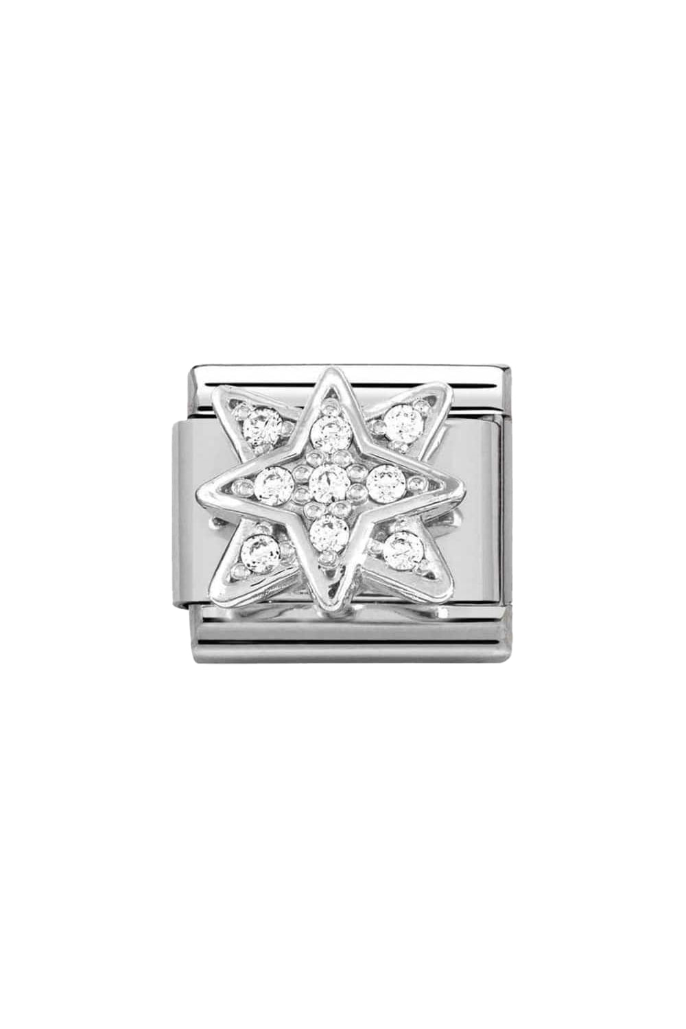 SYMBOLS 925 sterling silver CZ Wind Rose