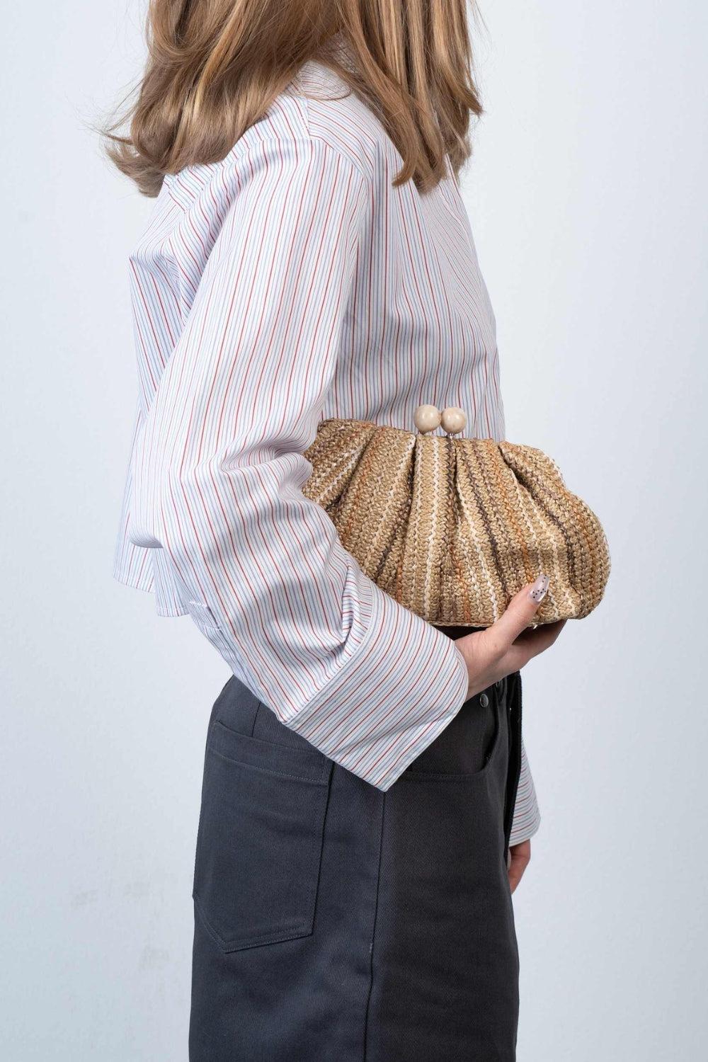 Saint Tropez Clutch Brown