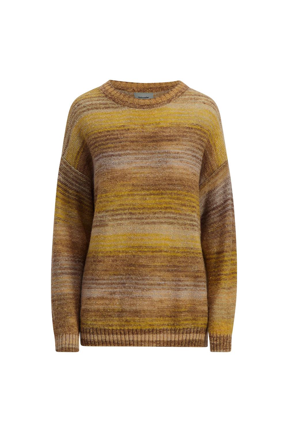 Sandaker Knit Sweater Yellow Mix