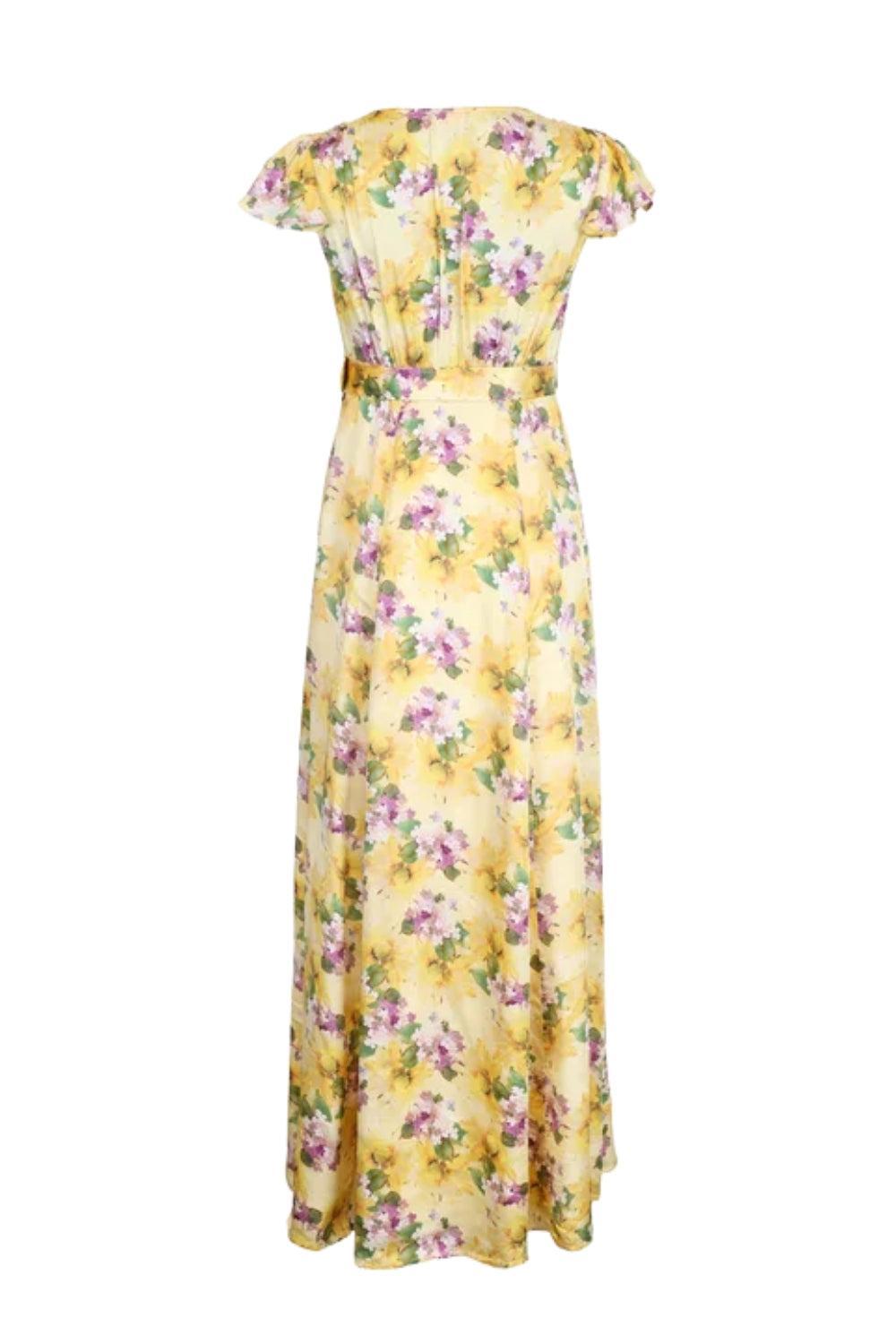 Satin Gown Sunflower Haze
