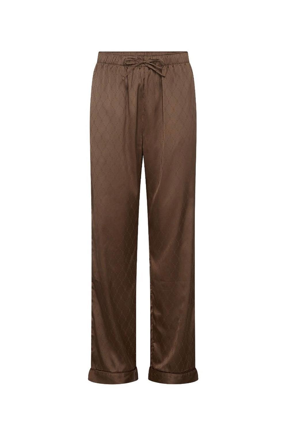 Satin Pyjamas Brown