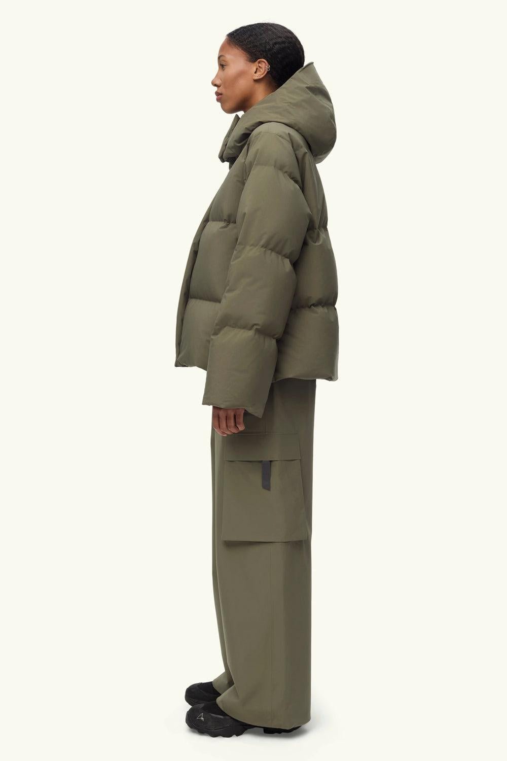 Selje down jacket Grape leaf