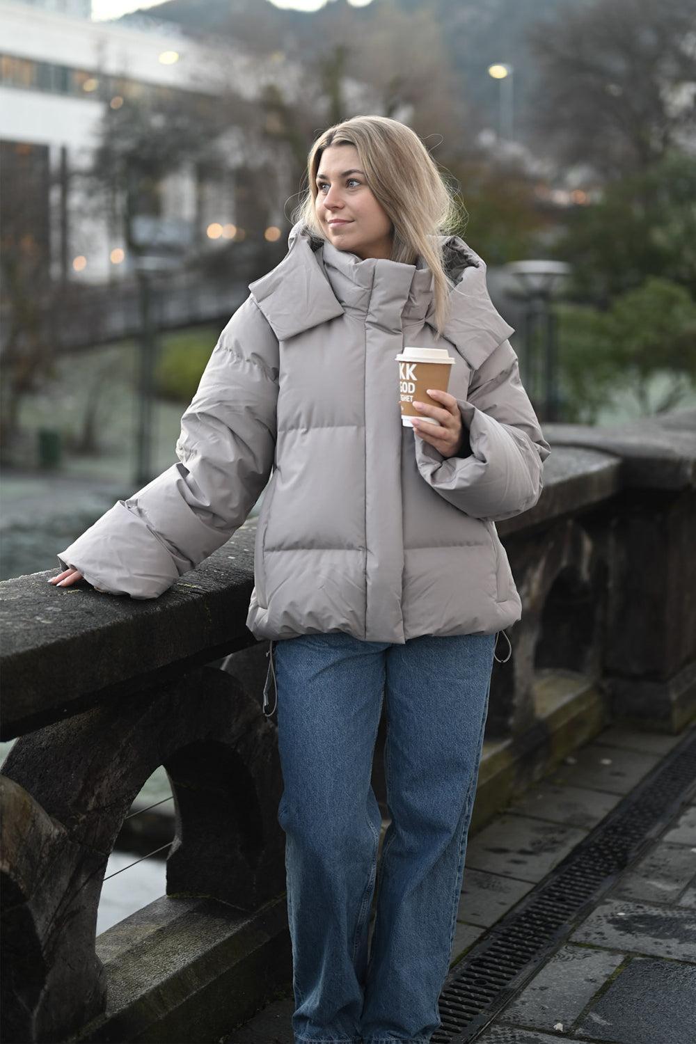 Selje down jacket low tide