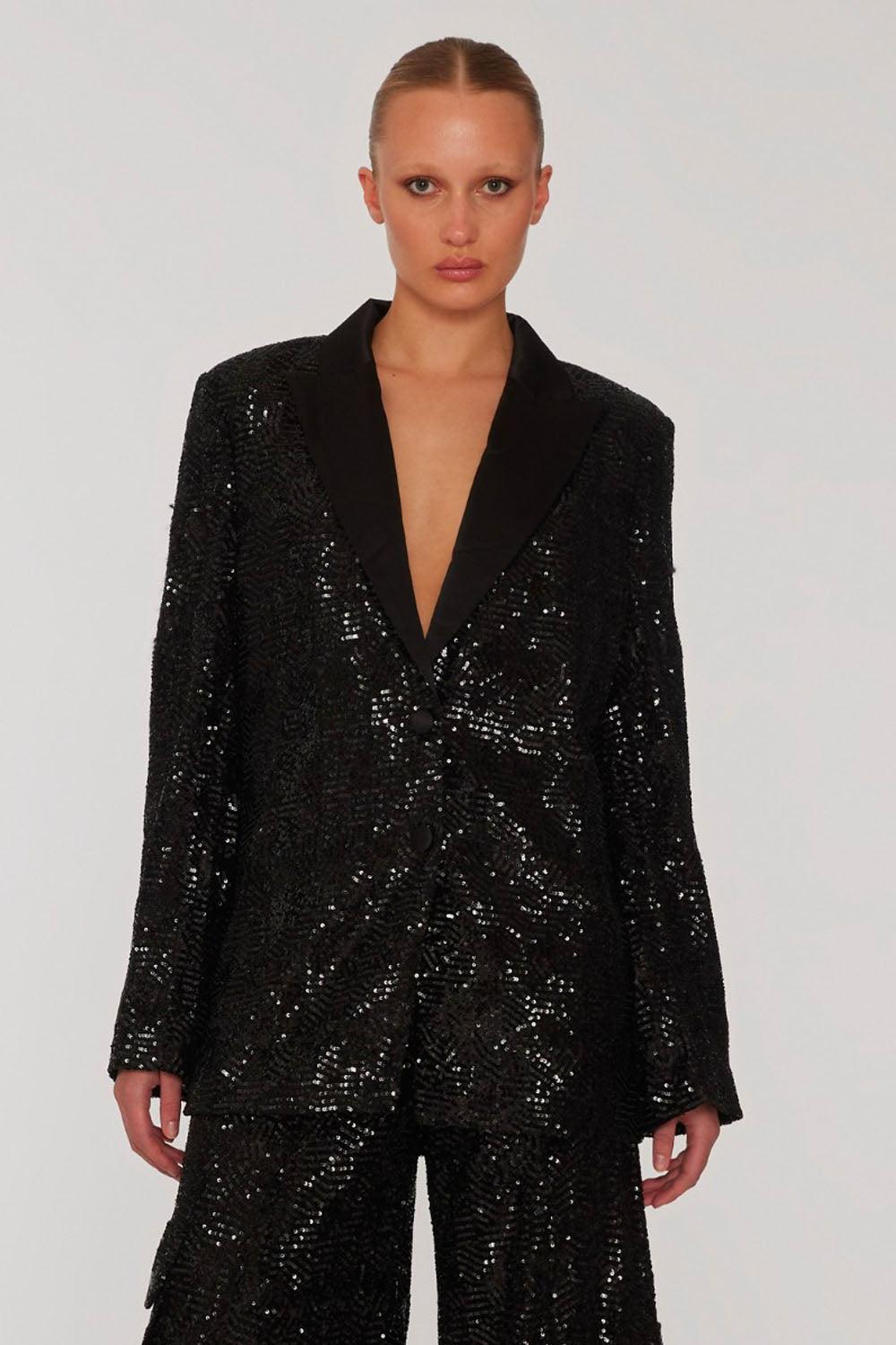 Sequins Oversized Blazer