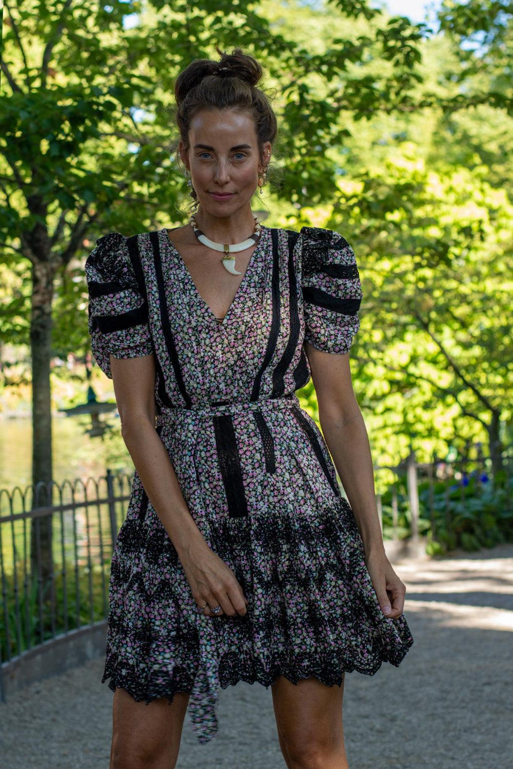 Shanni Dress Black Print