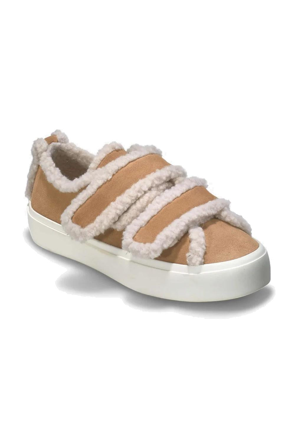 Shearling Low Velcro Beige