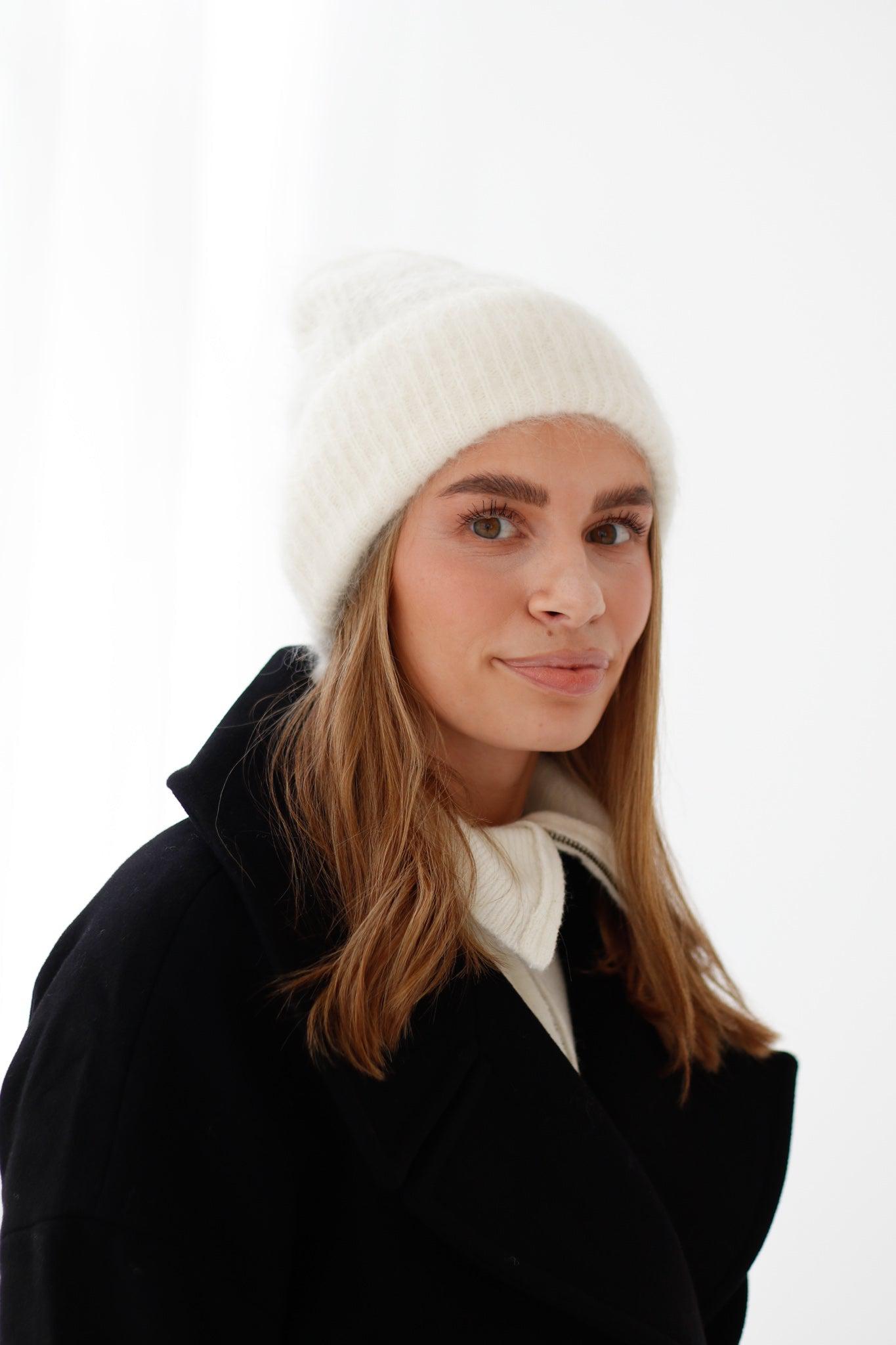 Silje Chunky Hat White