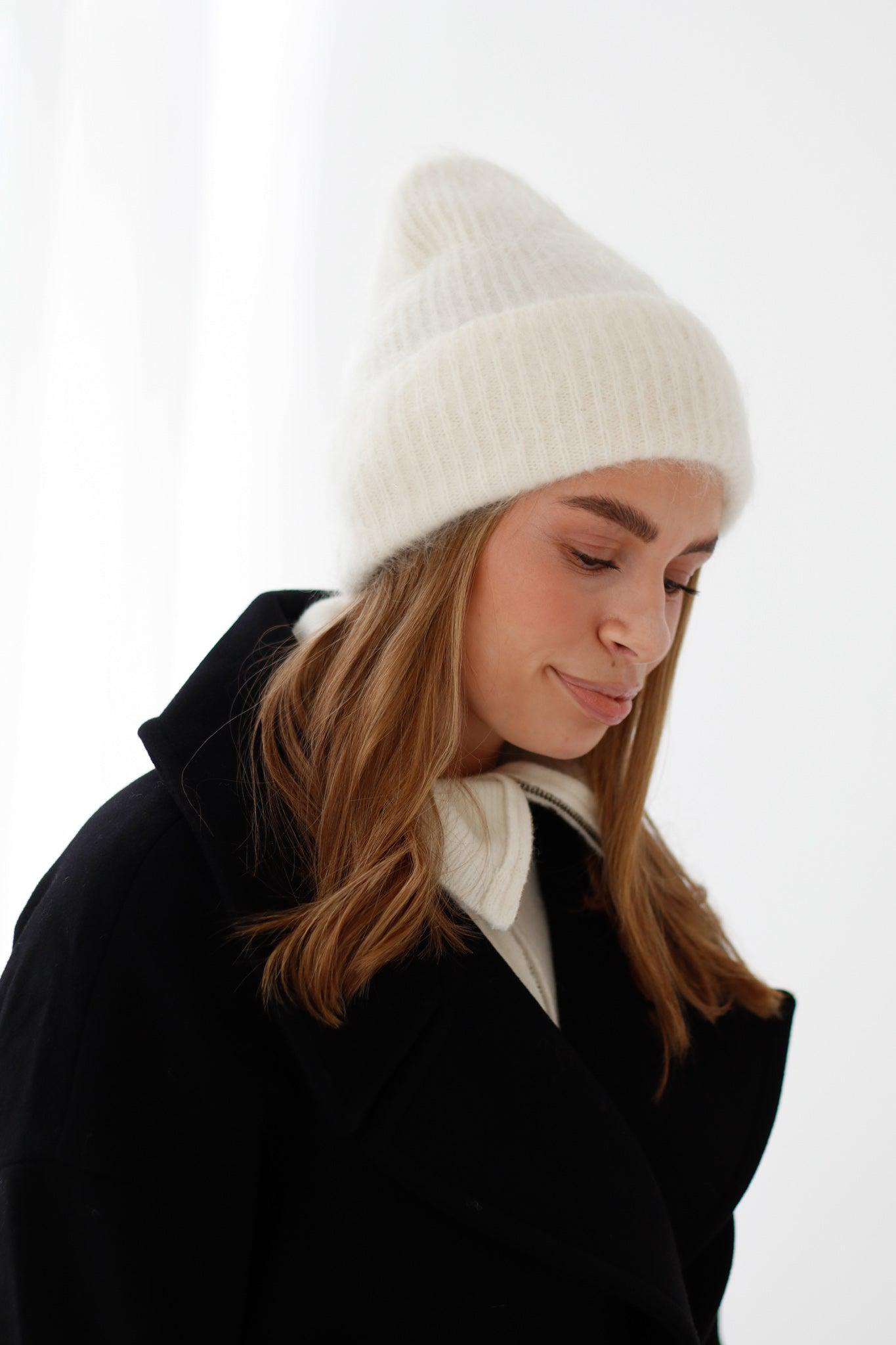 Silje Chunky Hat White