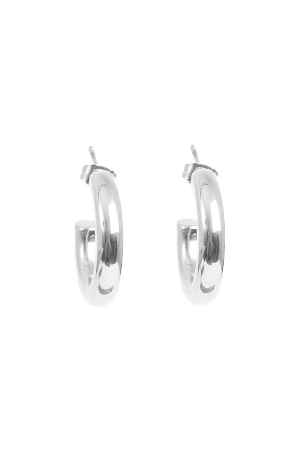 Silver Hoops