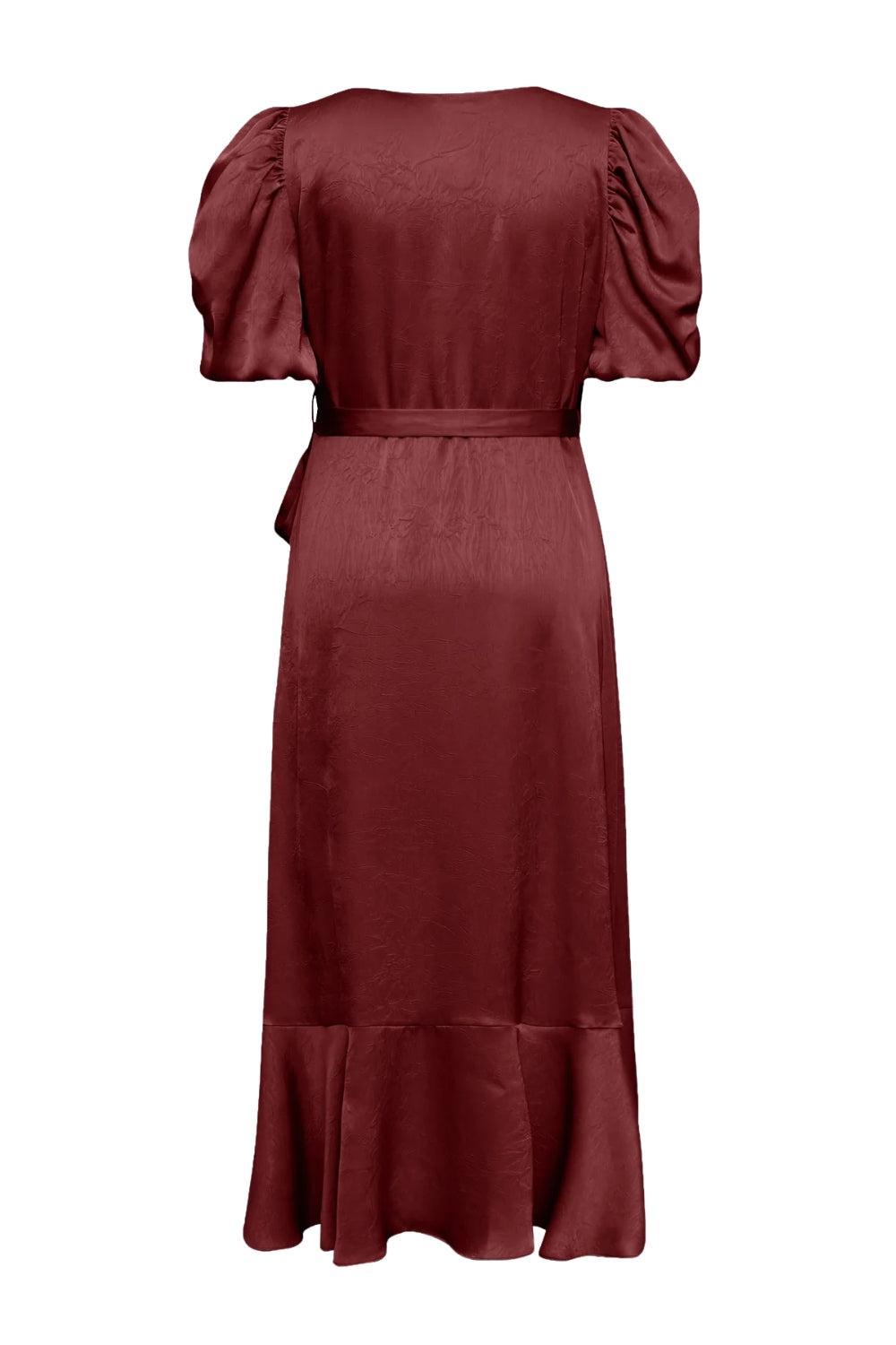 Sinda Dress Deep Burgundy