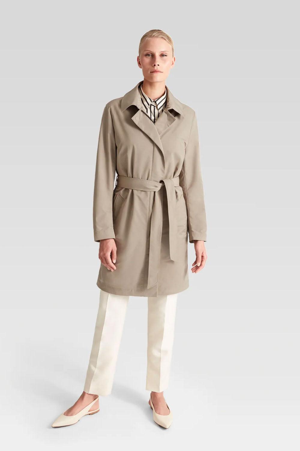 Skylar Coat Dark Sand