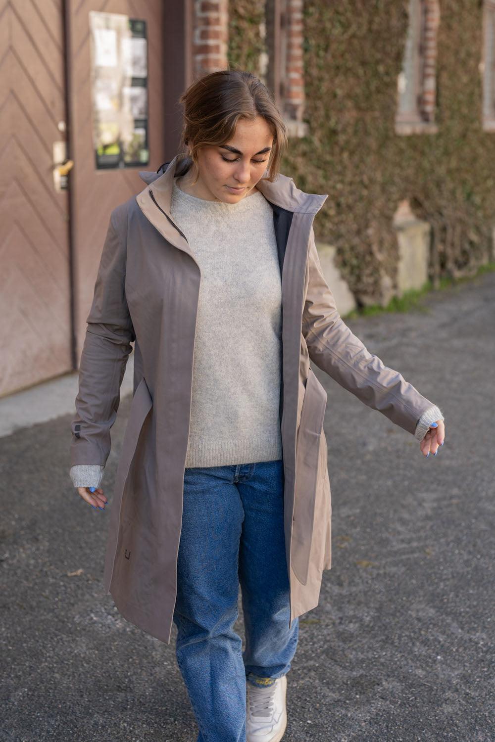 Skylar Coat Dark Sand
