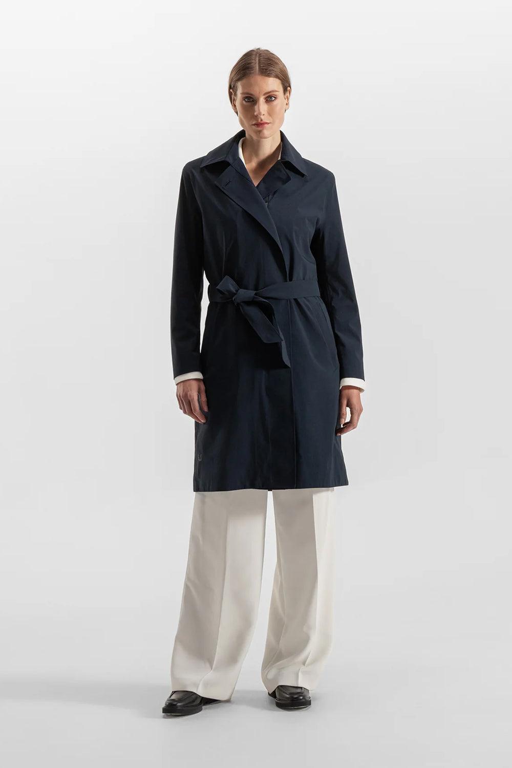 Skylar Trench Coat Navy