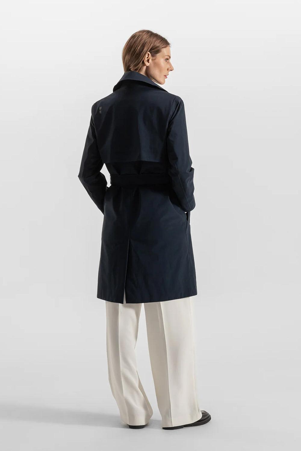 Skylar Trench Coat Navy
