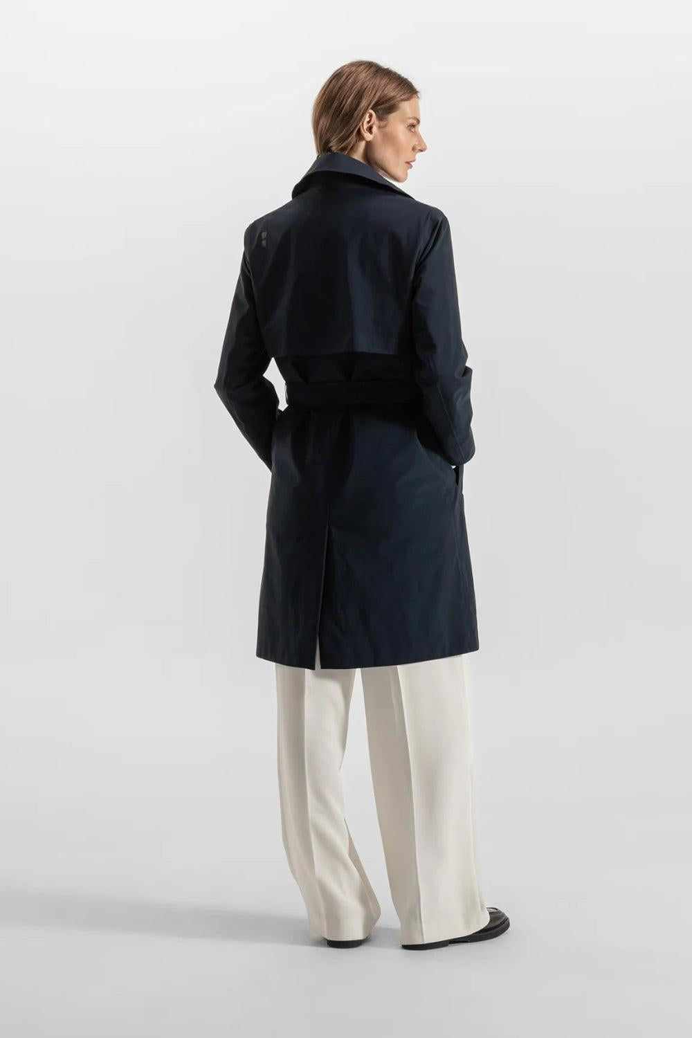 Skylar Trench Coat Navy