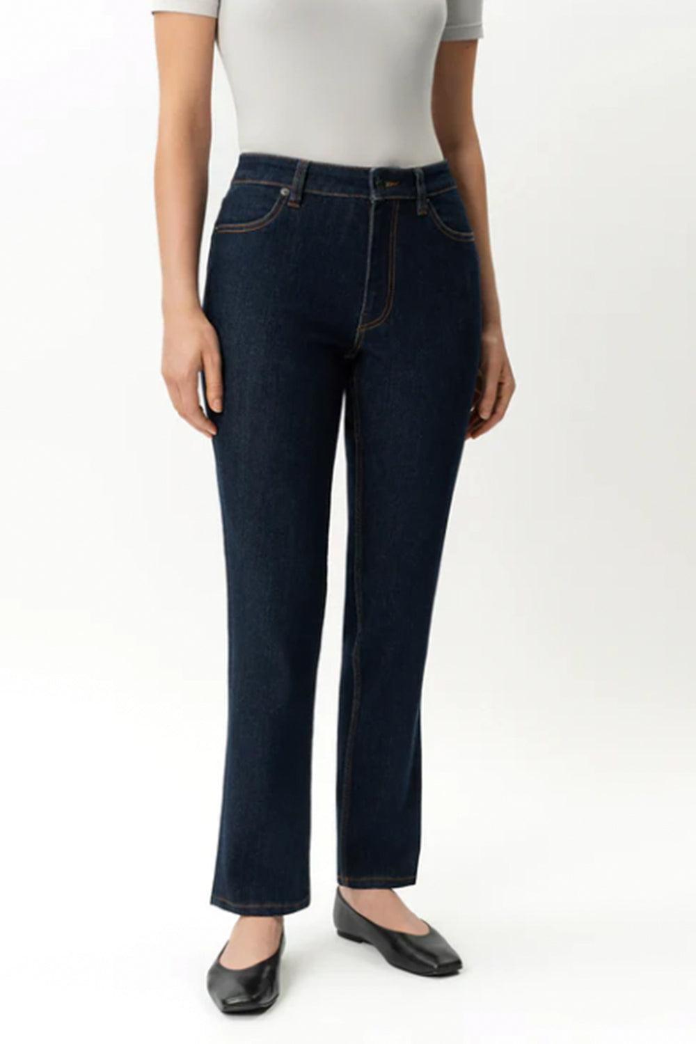 Slim ComfortDenim dk blue jeans 30"