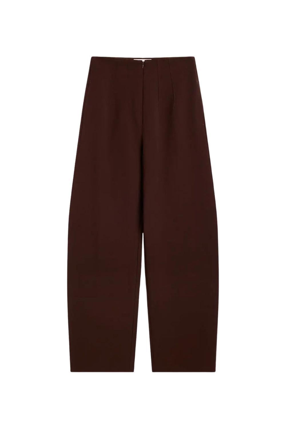 Smooth Barrel Pants Cocoa Brown